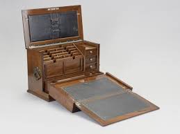 Table Top Writing Desk Victorian Figured Walnut Table Top Stationery Cabinet And Writing Desk Victorian Desk Antique Desk Writing Desk