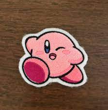 Kirby Winking Iron-on Nintendo Patch From Kirby NES Game - Etsy