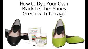 Tarrago Dye How To Dye Your Leather Shoes