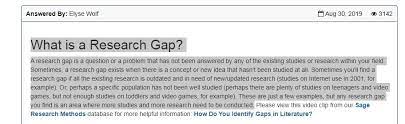 Check spelling or type a new query. What Is A Research Gap Or Knowledge Gap In Research And Literature Is Gap Explored Or Constructed How Can Gap In Research Be Identified