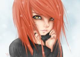 What do you do when you have a problem w. Anime Eyes Face Redhead Cat Like Yellow Eyes Hd Wallpaper Wallpaperbetter