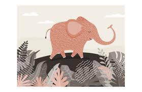 Free a little pumpkin is on its way svg. Cute Elephant Cartoon Graphic By Etinurhayati0586 Creative Fabrica