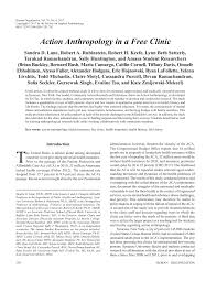 When you make the choice to go without medical insurance, you will need to be prepared to deal with the consequences. Pdf Action Anthropology In A Free Clinic