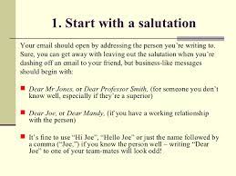 Apr 26, 2016 · right off the bat, here's where you can establish that you view your relationship with your professor as a professional one. What Shall We Do To Write An Email