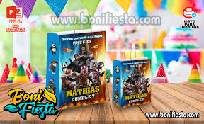 A tus hijos les encantará ser parte de todo el proceso: Bolsa Impresa Free Fire Boni Fiesta
