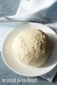 No Yeast Pizza Dough Recipe With Step By Step Photos Easy To Prepare Pizza Dough Without Yeast No Yeast Pizza Dough Easy Pizza Dough Pizza Recipes Dough