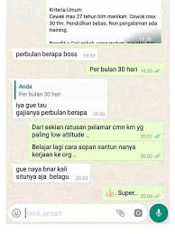 Ada beberapa perkara yang anda perlu elakkan untuk categories pekerjaan. 6 Chat Orang Cari Kerja Dari Tak Sopan Sampai Bikin Emosi Hot Liputan6 Com