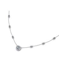 Fashion necklaces are great outlets for expression. 14k White Gold Diamond Necklace Diamond Necklace Womens Diamond Necklace