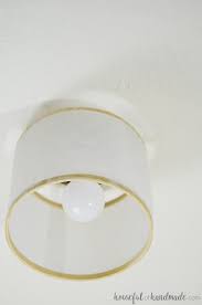 How an airtight recessed fixture saves energy and protects your roof for optimum cathedral ceiling lighting. Diy Drum Ceiling Light Upcycle Houseful Of Handmade