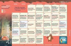 Download our free printable monthly calendar templates for june 2021 in word, excel and pdf formats. Activity Calendar Archives Ideas Inspiration From Demco
