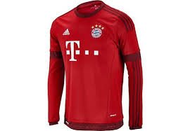 Buy the official bayern munich kit in our bayern munich shop, with the latest shirts and jerseys from adidas plus training range. Adidas Bayern Munich Long Sleeve Home Jersey 2015 16 Soccermaster Com Bayern Sports Shirts Munich