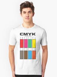 cmyk color chart t shirt by block33