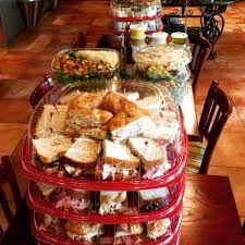 Planning Your Independenceday Party Let Us Do The Cooking From Our Pimiento Cheese Ball Tray And Deluxe Sandwich Pla Sandwich Platter Dessert Tray Catering