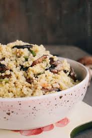 Pearl couscous substitutes seamlessly for rice or any grain. Pastina With Mushrooms Bacon Living The Gourmet