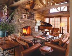 Check out our fireplace piano deco selection for the very best in unique or custom, handmade pieces from our shops. Elegant Great Room With Grand Piano Leather Seating Stone Fireplace Exquisite Piano Logcabin Log Homes Home Fireplaces Log Cabin Rooms