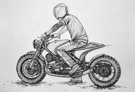 Pin On Motorcycles Sketches