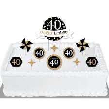 All of coupon codes are verified and tested today! Adult 40th Birthday Gold Birthday Party Cake Decorating Kit Happy Birthday Cake Topper Set 11 Pieces Walmart Com Walmart Com