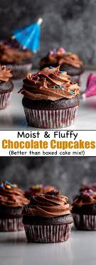 Super Moist Chocolate Cupcake Recipe Better Than Boxed Recipe In 2020 Cupcake Recipes Cupcake Recipes Chocolate Chocolate Cupcakes Moist