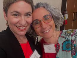 I find it hard to take in and appreciate being complimented or honored, but  here's me trying: it was an overwhelming honor to receive the Esther Award  for courageous women's leadership from