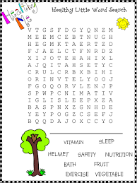 Kid Word Search Puzzles Healthy K5 Worksheets Kids Word Search Worksheets For Kids Easy Word Search