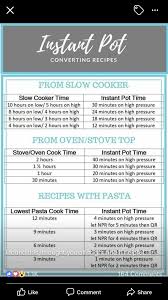 conversion chart instant pot in 2019 instant pot pressure