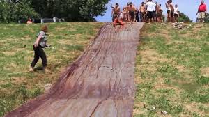 Maybe you would like to learn more about one of these? Watch People Slide Down A Giant Chocolate Syrup Slip N Slide
