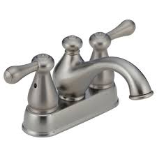 two handle centerset bathroom faucet