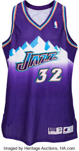Nba fans can find a great assortment of cheap jazz clothing that will add some oomph to your gameday wear without hitting your wallet too hard! 1997 98 Karl Malone Game Worn Utah Jazz Jersey Basketball Lot 82484 Heritage Auctions