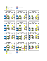 Federal Pay Period Calendar 2018 Dod Payroll Calendars