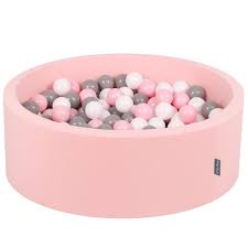 Kiddymoon 90x30cm 200 Balles 7cm Piscine A Balles Pour Bebe Rond Fabrique En Ue Rose Blanc Gris Rose Poudre Achat Vente Piscine A Balles Cdiscount