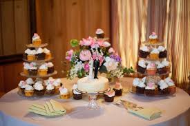 Cupcake stand 6 tier round 180 cupcakes with threaded rod & freestanding style mdf wood birthday stand wedding stand unpainted diy project. Cupcake And Wedding Cake Dessert Table