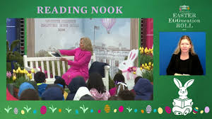 First Lady Jill Biden Reads to Children at the 2024 White House Easter  EGGucation Roll