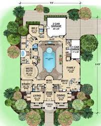 Architects didn't create floor plans with an l shape just because they look good. L Shaped House Plans With Courtyard Pool Home Designs And Decorations Pool House Plans Luxury House Plans Courtyard House