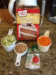 Bake at 350 degrees for about 45 minutes. Pin By Debbie Mcguire On All About Desserts Cake Mix Recipes Spice Cake Recipes Spice Cake Mix