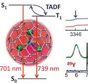 Thermally Activated Delayed Fluorescence in a Y3N@C80 ...