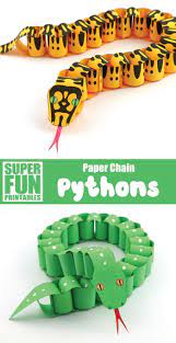 Paper Snake Craft The Craft Train Snake Crafts Cool Paper Crafts Paper Crafts For Kids