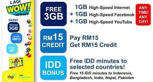 Pair any of your bigbonus plans with digi prepaid live for the best internet experience. All New Digi Wow Prepaid Reload Card Is Here Reload Rm15 For 3gb Internet Rm15 Calls And Free International Idd Calls Zing Gadget