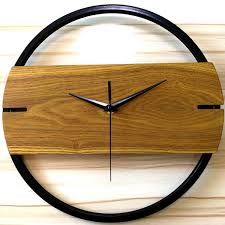Simple Living Room Modern Wall Clock Round Fashion Metal Silent Wood Reloj Pared Grande Home Wall Chart Nordic Clock 50wc357 Vintage Wall Clocks For