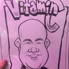 Comedian Chris Lennon also known as Vitamin "C"