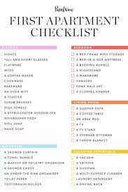 The Ultimate First Apartment Checklist Whether You Re Moving Into A Tiny Studio Or A Massive 2 Bedroom In 2020 First Apartment Checklist Apartment Checklist First Apartment