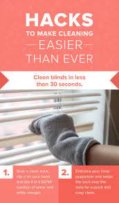 Clean Your Blinds In 1 Minute Or Less With This 2 Step Hack Cleaning Hacks Cleaning Blinds Deep Cleaning Tips