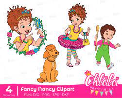 Characters Fancy Nancy Clancy Svg Png Eps Dxf Clipart Jojo Oh La La Frenchy Disney Fancy Nancy Fancy Svg De Printablesohla Fancy Nancy Fancy Nancy Clancy Fancy