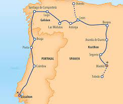 Rundreise durch die gesamte iberische halbinsel: Kastilien Jakobsweg Und Portugal 10 Tage Spanien Portugal Rundreisekastilien Jakobsweg Und Portugal 10 Tage Spanien Portugal Rundreise