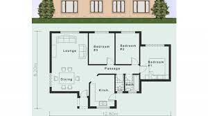 In a spacious design that would be perfect for roommates, this three bedroom house includes private baths for each room and a separate guest. Simple House Plans Clutter Free 3 Bedroom House Plans Nethouseplansnethouseplans