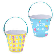 The ukrainian easter celebration is much different than easter celebrations in america. Assorted Easter Egg Hunt Tin Bucket 16cm Partyrama