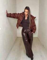 See photos and outfit details here. Winter Fashion Kim Kardashian S Monochrome Look Is Our New Favourite Lifestyle News The Indian Express