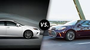 Now, should you really prioritize fuel economy, the 2019 toyota avalon hybrid really stands out with a 43 mpg rating (or 44. Comparison 2016 Lexus Es Hybrid Vs 2016 Toyota Avalon Hybrid Longo Lexus Blog
