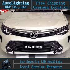 Choose toyota camry headlight covers to protect your headlights. Car Styling New For Toyota Camry Headlights 2014 2015 New Camry Led Headlight Head Lamp Led Drl H7 Hid Bi Xenon Lens Low Beam Led Headlights Car Toyota Camry