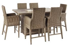 Prine steel propane fire pit. Beachcroft Fire Pit Table W 6 Counter Height Chairs Ashley Furniture Homestore Independently Owned And Operated By Franck Patrice Ginape