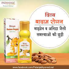 Divya Badam Rogan Brings To You The Goodness Of Badaam Almonds Extracted With The Care It Deserves Almonds H Patanjali Products Good Things Easy Gluten Free